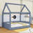 Full Upholstered Daybed with LED Light-1503821790