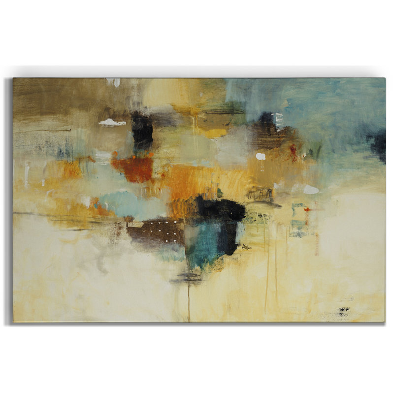 «Get Acquainted II», peinture sur toile tendue, H 12 po x l 8 po x P 1 po
