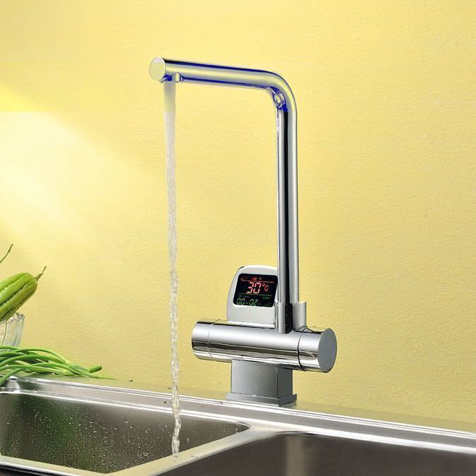 Robinet d'évier de cuisine thermostatique numérique Juno