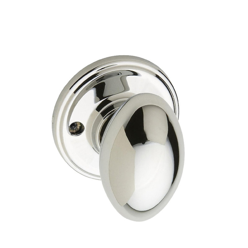 Poignée de porte factice simple, Chrome inoxydable poli
