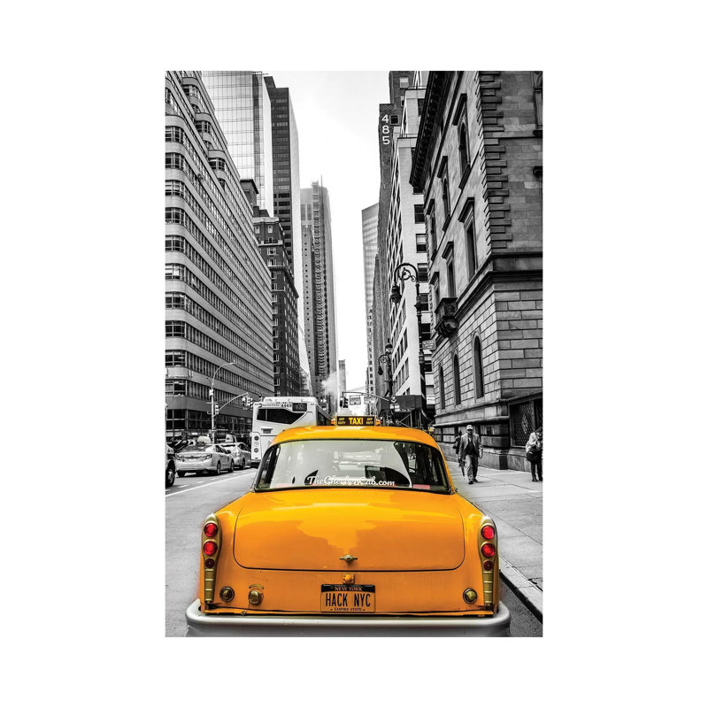 Checker In New York by Anders Jorulf - Wrapped Canvas Gallery-Wrapped Canvas Giclée, 66.04 cm H x 45.72 cm W x 1.91 cm D