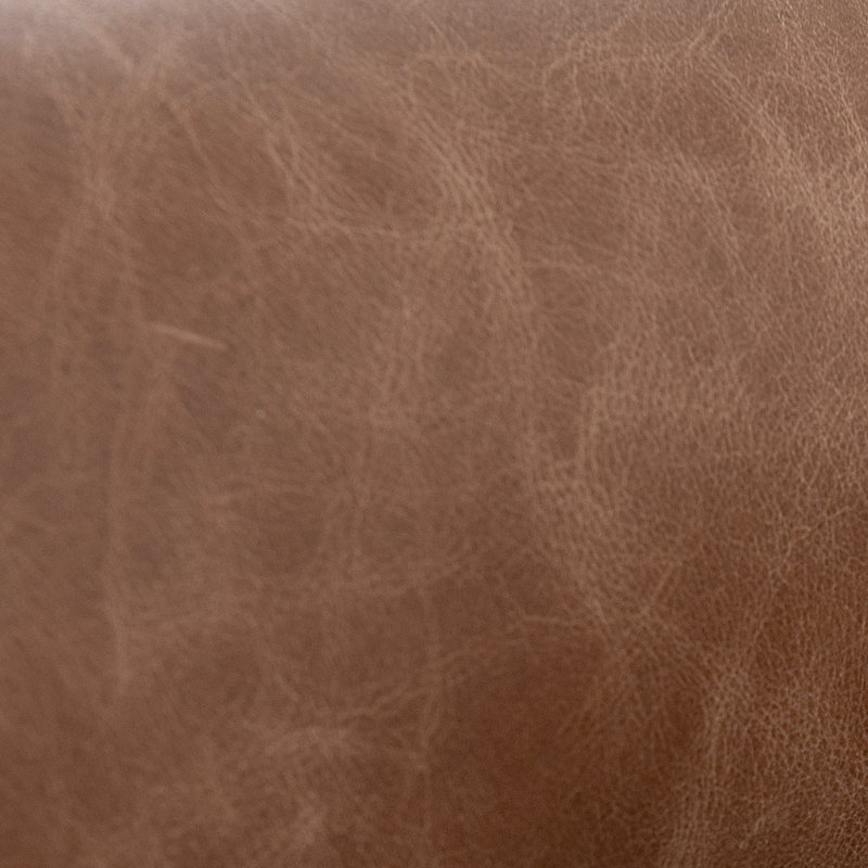 Lioni Leather Club Chair, Brown