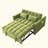 Cubbindall Upholstered Convertible Sofa Bed,Sleeper Sofa,Velvet Sofa,Modern Sofa,Accent Sofa-1283302535