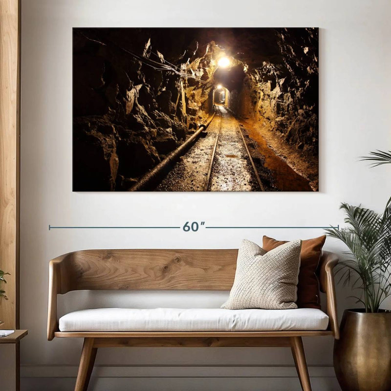 Lilie Mine Tunnel, 34" H x 51" W