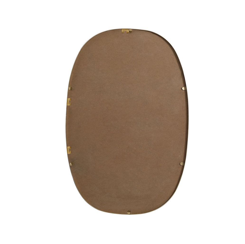 Sabine Accent Mirror, 30" x 20", Brass