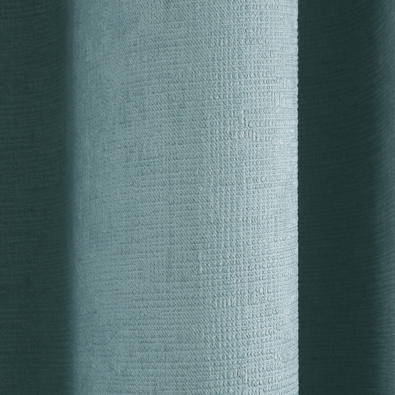 Room Darkening Curtain Pair, Width 117 x Drop 183 cm, Blue