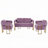 Teddy fleece 2-seater Sofa, Metal Frame-247749771