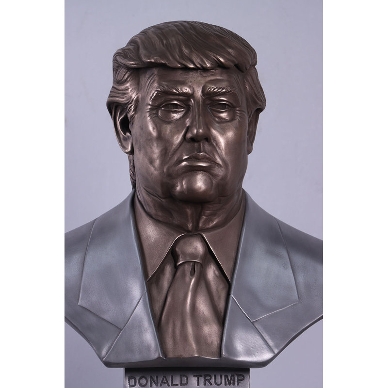 Donald Trump Bust Bronzed