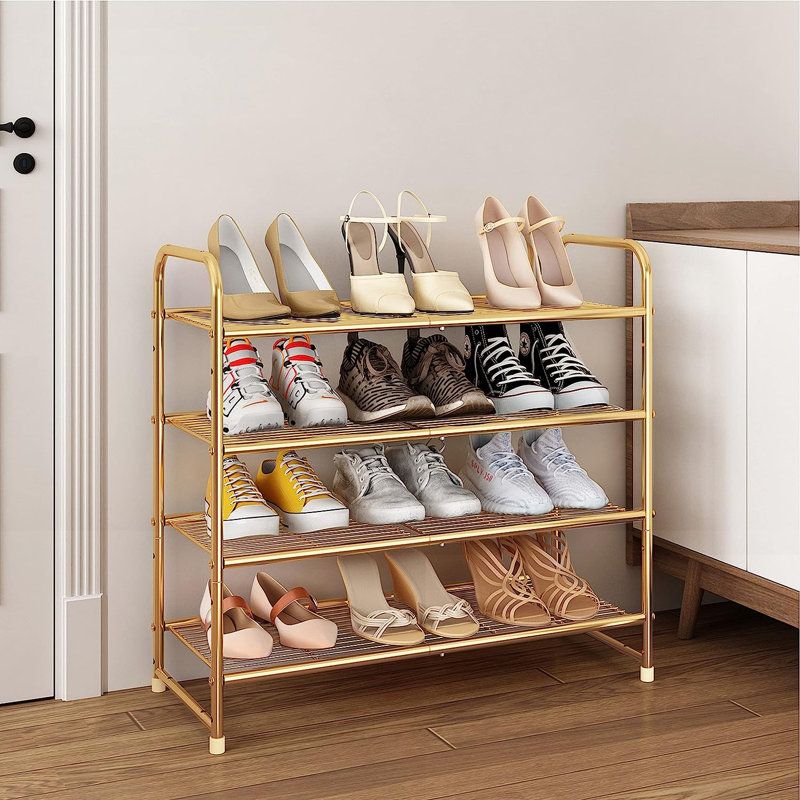 Range-chaussures empilable 12 paires, Doré