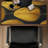 Six daffodils flowers - 15.75"x31.50" Desk mat