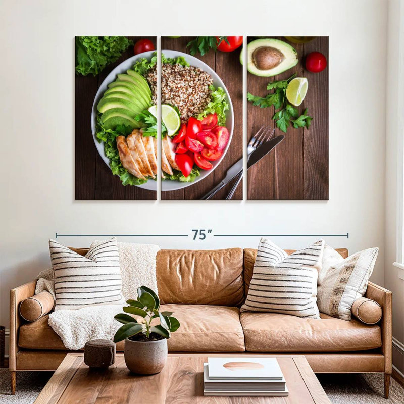 Yarlin Quinoa Salad, 42" H x 65" W
