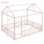 Structure de lit en métal avec clôture, pour enfants, adolescents, filles, garçons-1298372646-1298372650