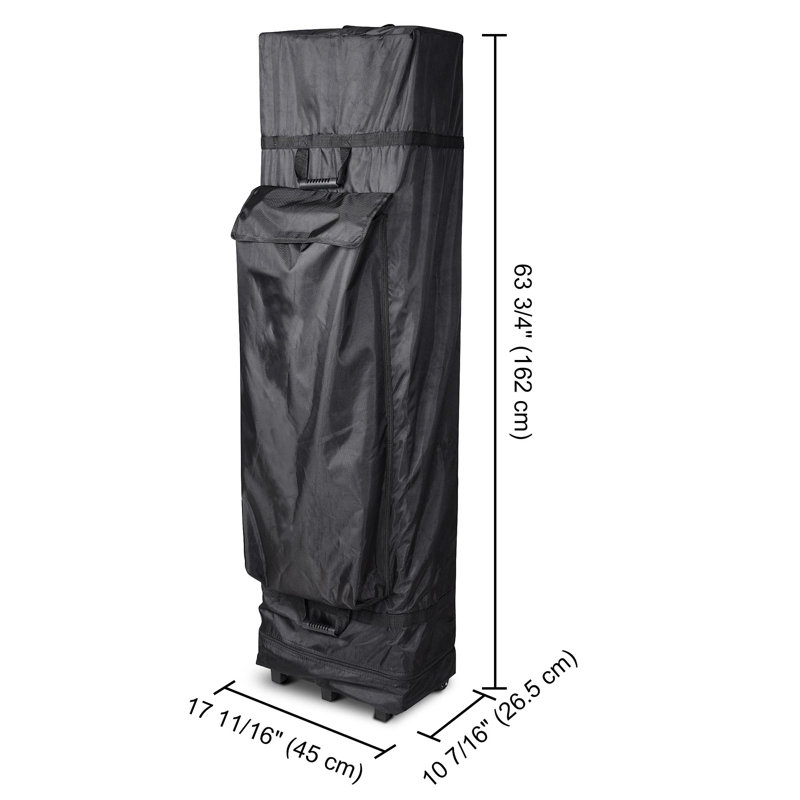 Yescom Black Storage Bag, 63.7" H x 17.7" W x 10.4" D