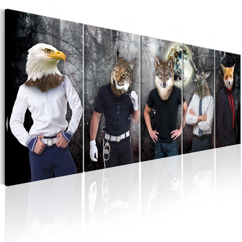 No Frame Print on Canvas, 90cm H x 225cm W
