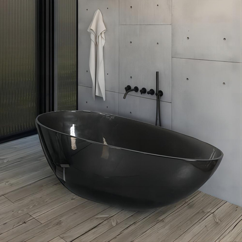 Baignoire de salle de bain autoportante 67 po 67 po