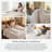 Southshore Fine Linens Vilano Duvet Cover Set, Oversized 110 GSM Microfiber Bedding with Hidden Zipper Closure and 4 Corner Ties, 2 Pillow Shams, Full/Queen, Bone-850210335-850210346