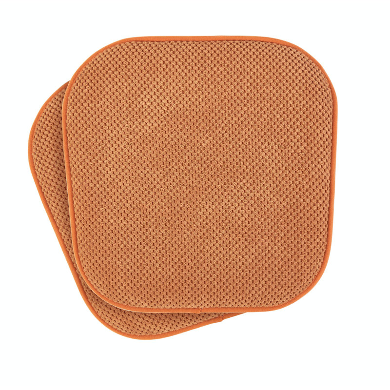 Outdoor 1.5'' Dining Chair Chair Pad, Pumpkin Spice