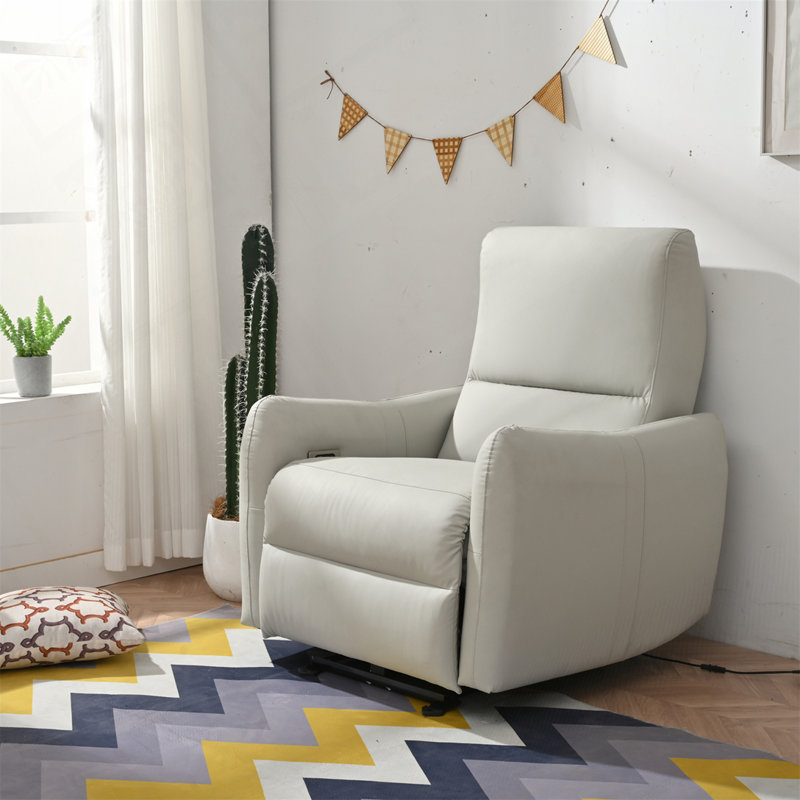 Fauteuil inclinable électrique en cuir PU