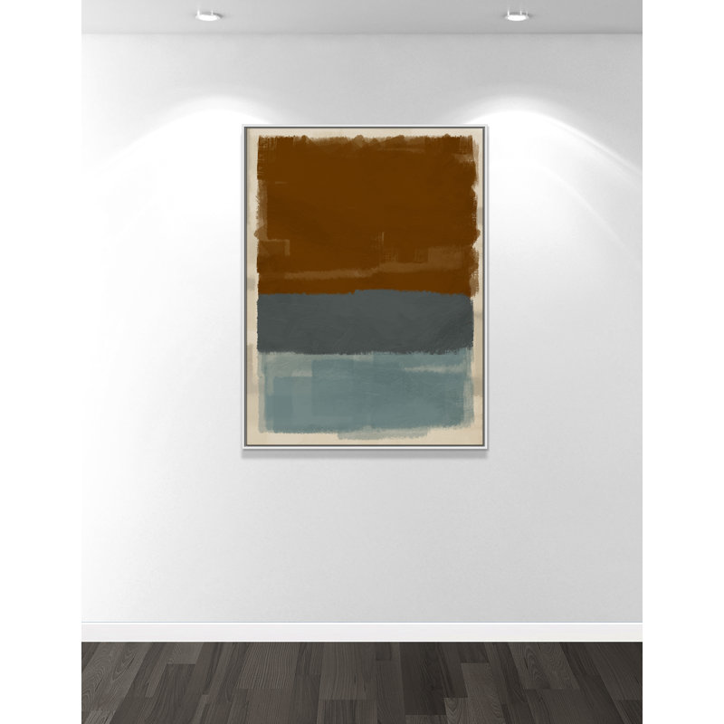 «Turbulent Honesty Print» par Marcus Prime, Flotteur blanc, 37.5' W x 49.5' H