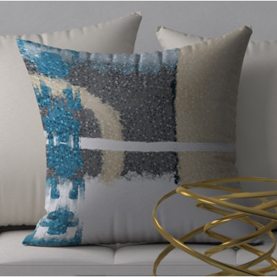 Slick Exhilaration Square Pillow Cover & Insert