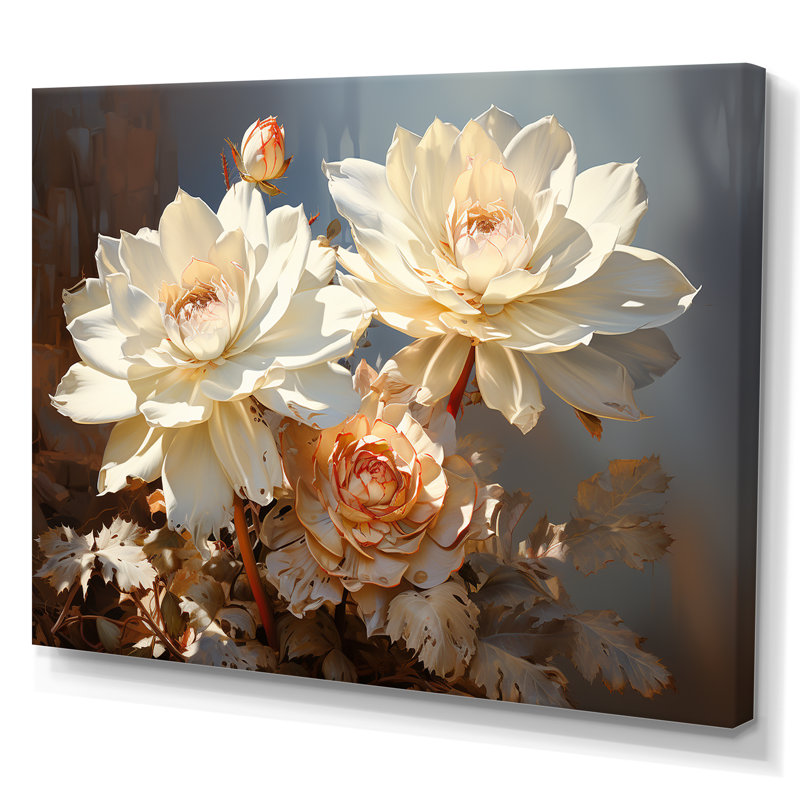 «Succulent Farmhouse Still Life» sur toile, H 34 po x l 44 po x P 1,5 po, Toile tendue