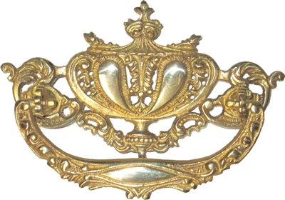 (Paquet de 5) Laiton coulé en laiton de style victorien 3 pouces