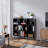 WAHEY Bookcase, 10 Cube Open Storage Display Bookshelf With Legs, HOFB013-2040641400-2040641401