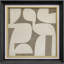 Art mural encadré de qualité supérieure - Impression géométrique abstraite pour la décoration de chambre à coucher - 26 po x 36 po-116321412