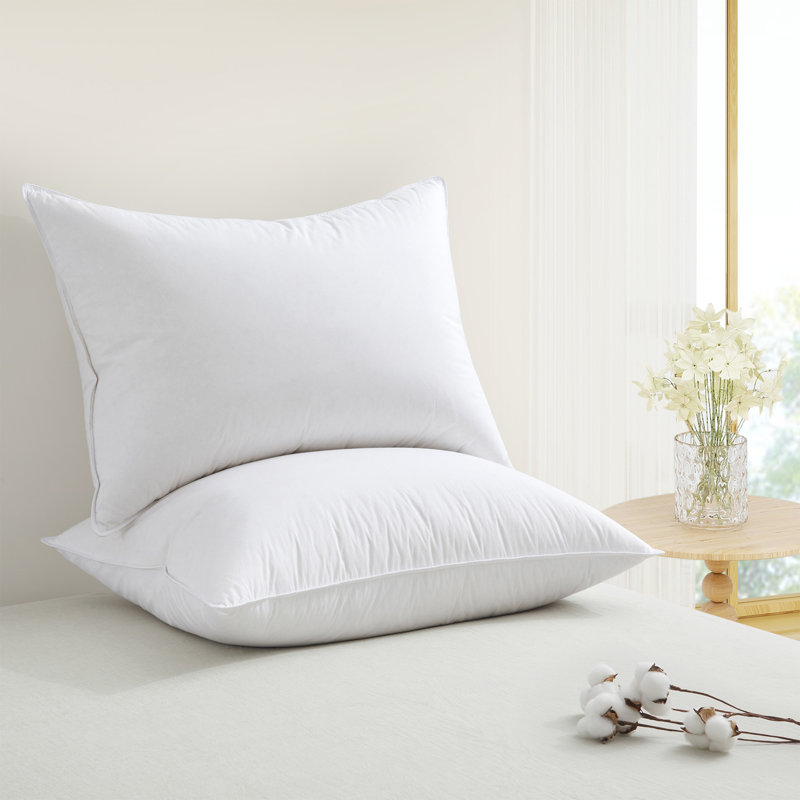 Oreiller en duvet d'oie et en plumes Dual-Comfort, Très grand lit