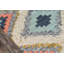 Tapis en laine fabriqué à la main de style sud-ouest Osiris en pêche / beige / bleu-88643358