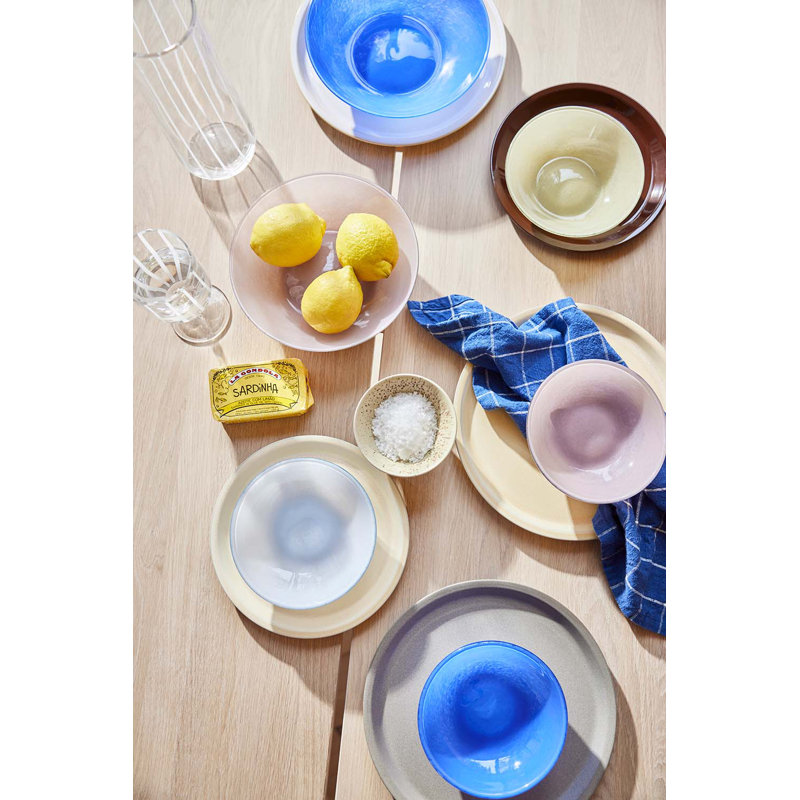 Yuka Handmade Terracotta Salad/Dessert Plate, Tan