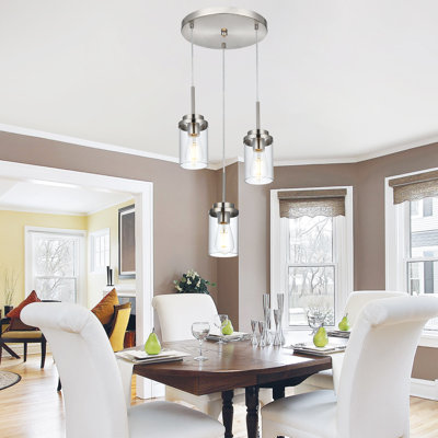 Ashwath 3 - Light Kitchen Island Pendant
