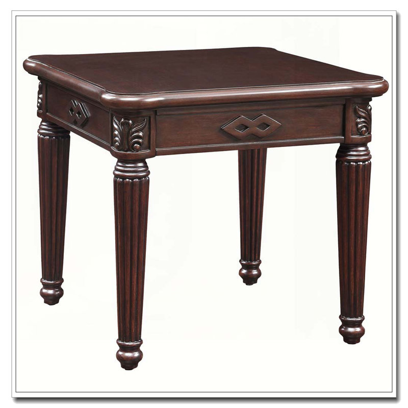 Table de bout espresso avec pieds tournés