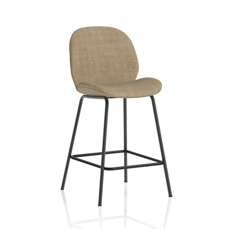 Upholstered Counter Stool, Oatmeal