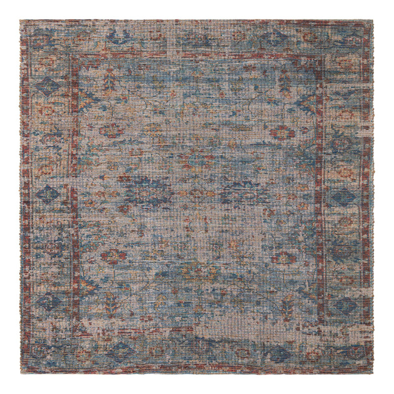 Tapis Watkin - bleu sarcelle, Carré 7 pi 10 po