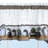Jade Printed Tier and Swag Window Curtain Set - 57x36 - Charcoal-951694831