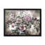 «Grunge Pink Grey Summer Flowers», reproduction sur toile flottante-676750451-676750450