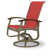 Chaise de patio pivotante Askar