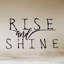«Rise And Shine Folks», art textuel sur toile-1338118313
