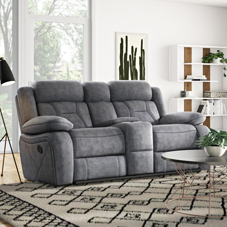 Vincenzo 73'' Upholstered Reclining Loveseat
