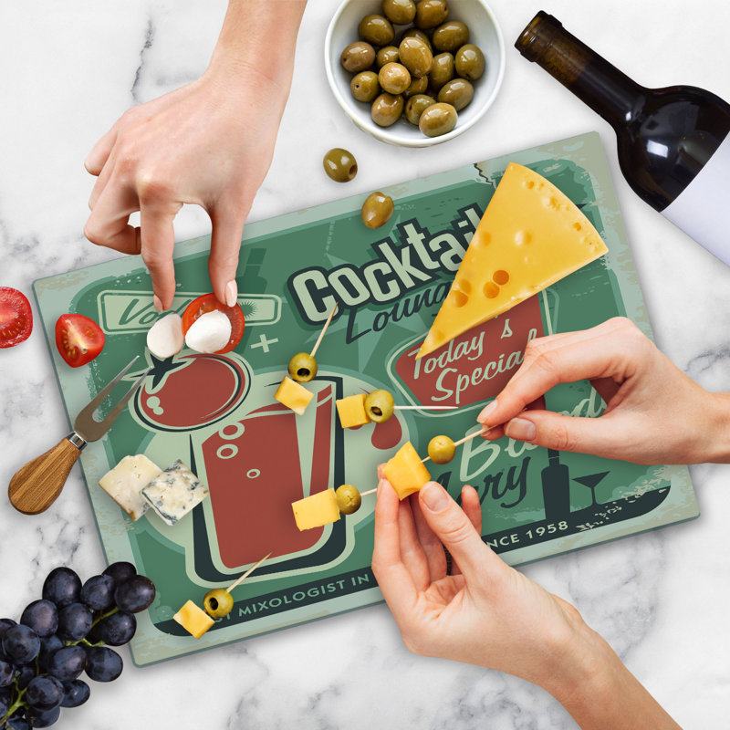 Affiche de bar grande taille avec planche à découper Ambesonne
