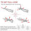 8' Artificial Pencil Christmas Tree