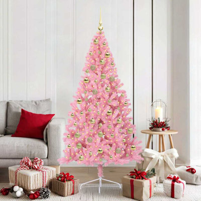 5.91' H Lighted Artificial Christmas Tree