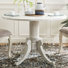 Denholme Pine Solid Wood Solid Wood Top Pedestal Dining Set