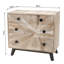 Casavant Solid Wood 80cm W 4 - Drawer Chest of Drawers
