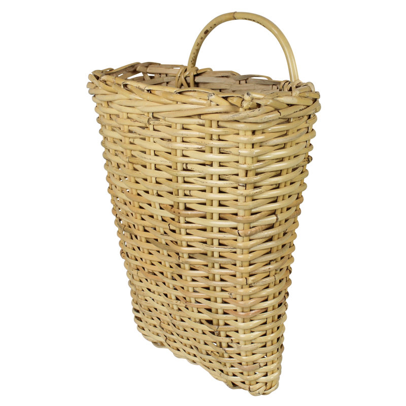 Wall Basket, Rattan