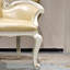 Banc rembourré en cuir véritable European Bed