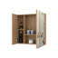Pharmacie Prague, quatre tablettes internes, une porte, finition pin-742224482