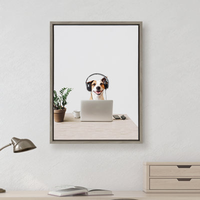 Drumheller You Can Call Me Doug, I’m in It by the Creative Bunch Studio - Floater Frame Graphic Art Print on Canvas