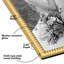 Picture Frame with Rope-Style Detail and Shatter-Resistant Glass - for Tabletop or Wall-114076416-114076417